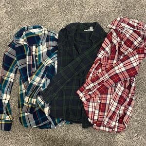 Long sleeve flannels